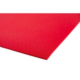 23901-18444 Seadek 18inch X 38inch 5mm Small Sheet Ruby Red Embossed 457mm 965mm