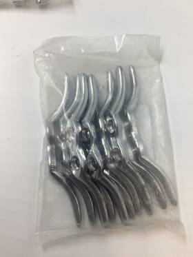 672100 Seadog Pack Of 10 Genuine Chrome Zinc Tie Down Cleat 4-7/16 Inch X 7/8