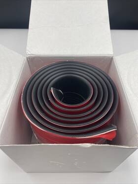 202193184 Sebnux 6ft Oh Keel Guard Boat Protector For Bass Fishing Black/red New