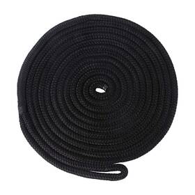 Line-5 Shaddock Fishing Line-5/8in-25ft-1pcs Docking Lines Double Braided Nylon Black 5/8 Inch 25 Ft 50