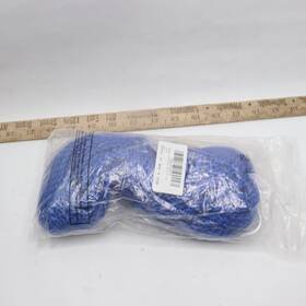 R01618 Shappy Hollow Braided Line Rope With Spring Hook Polypropylene Blue 16.4 Yards