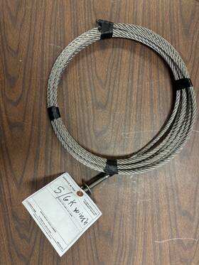 1007681 Shoremaster Winch Cable For 3010 4010 5010 And 6010 Model Boat Lift