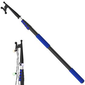 Skgpole 749877810663 3-12ft Telescoping Boat Hook Pole - For Docking With Aluminum Teles