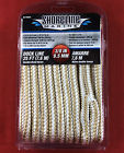 Sl75824 25 White Line Shoreline Rope 8 Braided " 3 Dock Double Gold Nylon