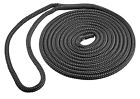 Sl75831 Shoreline Marine Double Braided Nylon Dock Line Black In Ft