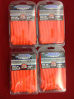 Sl91640 Shoreline Dock Line Double Braided Nylon Orange Rope 013893179470