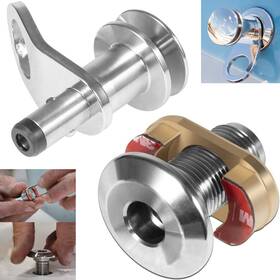 Spqp15041505 Sp-auto 1/2ftft Marine Stainless Steel Quick Release Boat Fender Kit Mount Holder Set