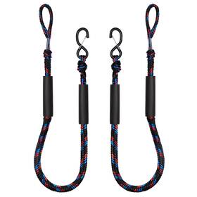 Hfhedh3yrh Sportneer Boat Bungee Dock Lines Ropes For Docking With Loop Accessories Mooring
