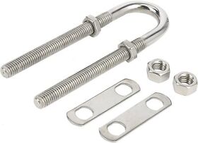 07853s-be Stainless Steel U Bolt Stern Bow Eye Tie Down 1/2inch Dia 5-1/4inch Overall Length