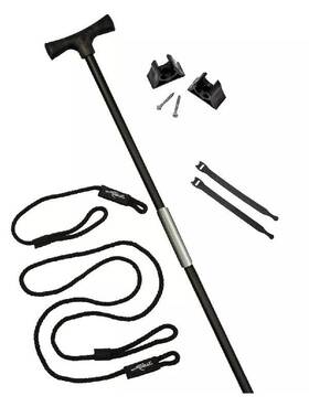52376 Stick It Anchor Pins B 2 Pc 10ft Black Pin With Tube Connector And Lanyards