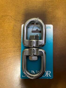 S0128-0013-c Suncor Brand New Eye And Swivel 1/2 Inch Dia. X 6 316 Stainless