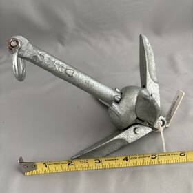 Suncor Stainless #g8001-mkii Folding Grapnel Anchor Galvanized 1.5lb. B2