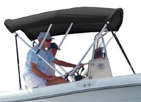 Survivor Marine Products 040011419705 Bimini Top Fabric Only Black 4-feet Length X 36-inch