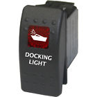 Sw708 Aob Rocker Switch Red Docking Light Waterproof Marine Car Boat