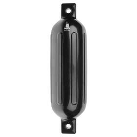 T9t-ege52179dp T-h Marine Single Inflatable Cylindrical 5.5 Inch Diameter X 20 Black Pvc Boat Fender