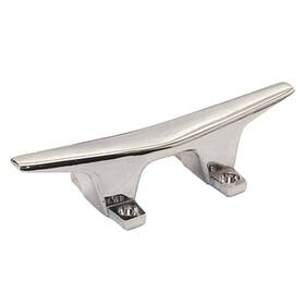 T9t-eha54032dp T-h Marine Single Hollow Base 4.5 Inch Length Silver Zamak Boat Rope Cleat For Docks/mooring