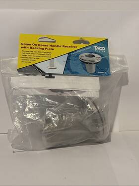 F16-0800c-1 Taco Marine Receiver With Backing Plate F/come On Board Handle