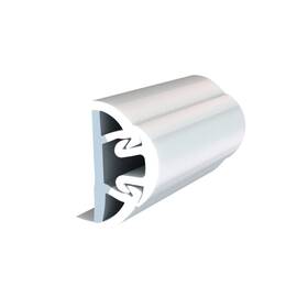 T9a-9991wwk602 Taco Metals Single 60ft Length Vinyl 7/8 Inch Thickness Arctic White Boat Rub Rail With End Caps