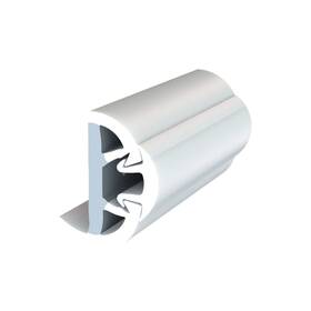 T9a-9993wwk802 Taco Metals Single 80ft Length Vinyl 1.25 Inch Thickness Arctic White Boat Rub Rail With End Caps