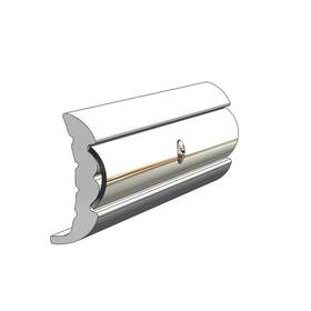 T9a-v219659whc Taco Metals Single 20ft Length Frosty White Vinyl 5/8 Inch Thickness Boat Rub Rail