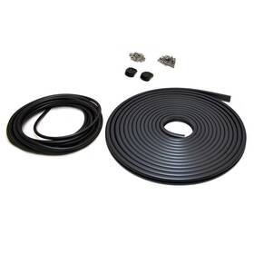 V11-3447bbk-2 Taco Metals Boat Rub Rail Kit 1 1/4 X Inch Black 50 Ft