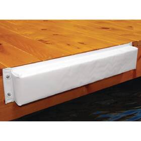 Taylor Made 040011675057 349 Hull-saver 35 Inch L White Vinyl Straight Mount Dock Bumper