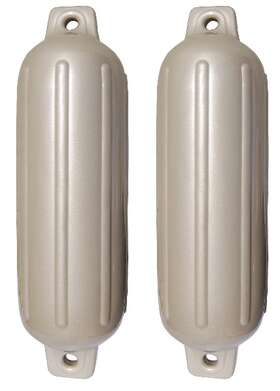 282600 Taylor Made 040011807939 2x Boat Fender Storm Gard Ribbed Cylinder
