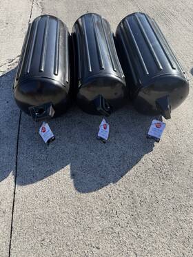 383794 Taylor Made 3x New Big B Fender 10x26 Inch Black Onyx And West Marine Covers