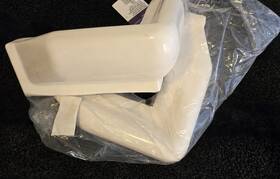 46081 Taylor Made 68 White Dock Corner Bumper 10 X Inch