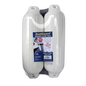 T4v-310152p Taylor Made 2pc Inflatable Cylindrical 5 Inch Diameter X 18 Vinyl Ribbed Boat Fender