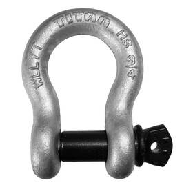 10319612 Titan Marine High Strength 1/2 Inch Hot Dipped Galvanized Steel Shackle