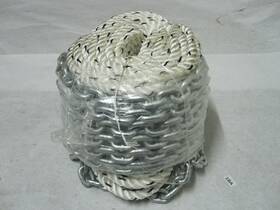 4288 Top Parts Anchors Windlass Anchor Rode 9/16 Inch X 150ft 3-strand Rope - 5/16 20ft G4 Galvanized Chain