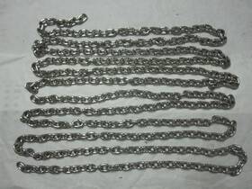 Top Parts Usa Sa-316-sg4-38-20 20ft 10mm Stainless Steel G4 Iso High Test Boat Anchor Windlass Chain Set Of 2