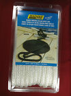 471121 Tow Rope 47121 Mooring Braided 3 4 50 " Dock Nylon Line Double White Seachoice