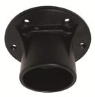 Ts5003-b Itc Boat Marine Redwood Table Leg Base Black Glass Filled