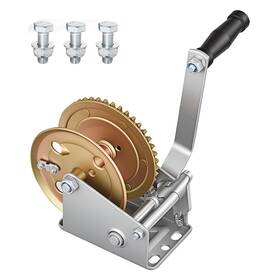 Uimoso Wlxsdjp1600bnkkx6001 1600 Lbs Manual Boat Winch With Heavy-duty Rope For Trailers
