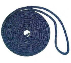 Us Ropes 012785324079 Usr Rope Nylon Double Braided Dock Line 1/2 Inch X 30ft Navy Boat Mooring