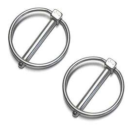 Us Stainless 012785320583 2 Pieces Steel 316 Linch Pin Catch 10.6mm Or 3/8 Inch Marine Grade