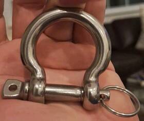 Uss370a0-0010 Us Stainless Four Steel 316 Anti-off Bow Shackle 3/8 Inch 10mm Marine Grade Anchor
