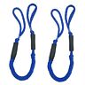 Usjr-dockline170cm-dblue2ea Jranter Bungee Dock Line Mooring Rope For Boat Ft Pack