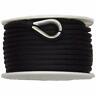 Usranchor3-8-100-black Us Ropes Usr Rope Nylon Double Braided Anchor Line Black