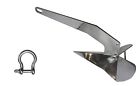 Uss83080 Usstainless Stainless Steel Delta Anchor Marine Grade Polished Shackle