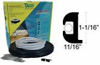 V11-0809bwk70-2 Taco Marine Flexible Vinyl Rub Rail Kit Black 630838007485