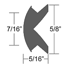 V12-0342bka50-1 Taco Marine Flexible Vinyl Rub Rail Insert Black 630838005177