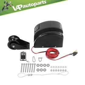 Vap-autoparts Va13524401p 45 Lbs Free Fall Saltwater Boat Electric Anchor Winch With Wireless Remote Black