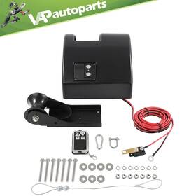 Vap-autoparts Va13524801p 25 Lbs Saltwater Boat Electric Anchor Winch With Remote Wireless Control Black