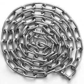 Mlbxgm10ft516714b Vevor Boat Anchor Chain Stainless Steel 10 Ft 5/16 Inch Shackles For Boats