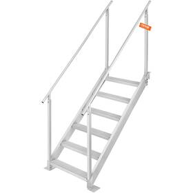 Mtfstwjfhxjd5j314 Vevor Aluminum Dock Ladder Boat 43-51in Height Adjustable 6 Steps
