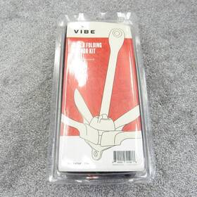 Vibe 840022701086 3.5 Lb Folding Anchor Kit Marker Buoy 25ft Rope Sound Baffling Bag Nib