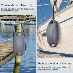 Vgv-136 Vigorvan Vgr-136 Boat Fender / Bumper 16x8 Inch Uv Resistant Model - New
